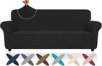 ZNSAYOTX Super Stretch Sofa Cover, New Striped Sofa Covers Fitted Slipcovers by ZNSAYOTX