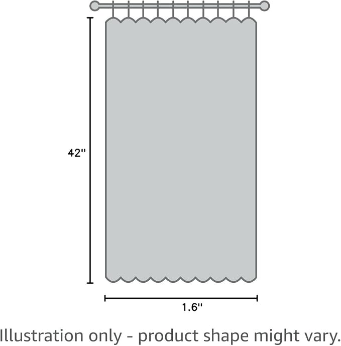 Yakamok 84 Inch Length Grey Blackout Curtains - Image 9