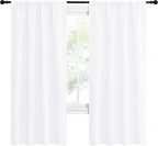 NICETOWN 50% Light Blocking Kitchen Curtains - Image 2