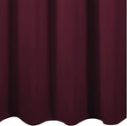 LEMOMO Blackout Curtains 52 x 120 Inch Long Burgundy Red Curtains Set of 2 - Image 8