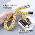 NICEEC 6 Pack Strong Magnetic Curtain Tiebacks Modern Simple Style Drape Tie - Image 3