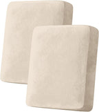 Couch Cover Stretch Velvet Sofa Cushion Cover 2-Piece by Taque