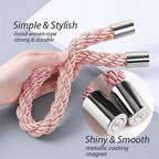 NICEEC 2 Pack Strong Magnetic Curtain Tiebacks Modern Simple Style Drape Tie - Image 3