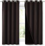 NICETOWN Complete 100% Blackout Curtains, Thermal Insulated & Energy Efficiency by NICETOWN
