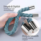 NICEEC 4 Pack Strong Magnetic Curtain Tiebacks Modern Simple Style Drape Tie - Image 3