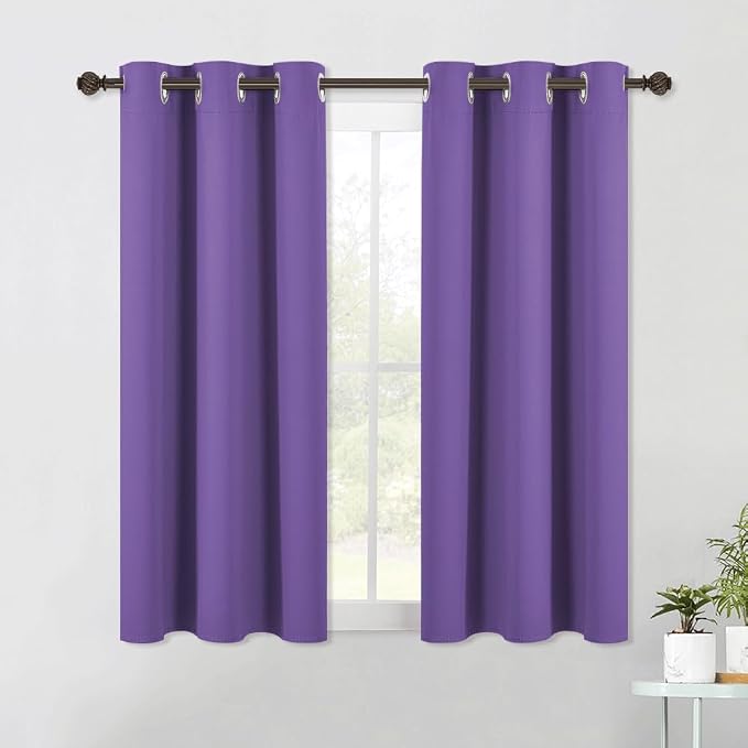 NICETOWN Kitchen Blackout Short Curtain Panels by NICETOWN