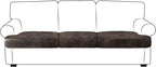 Leather Look Couch Cushion Covers Sofa Seat Slipcovers Sets Couches Furniture by ANARACHON