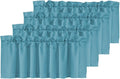H.VERSAILTEX Blackout Blue Curtain Valances by HVERSAILTEX