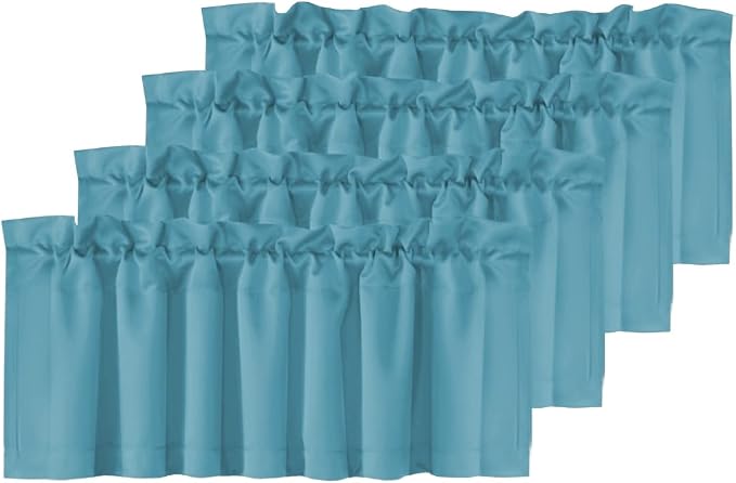 H.VERSAILTEX Blackout Blue Curtain Valances by HVERSAILTEX