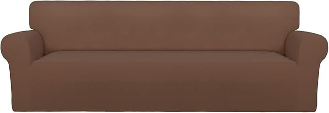 PureFit Super Stretch 4 Seater Sofa Slipcover – Spandex Non Slip Soft Couch by PureFit