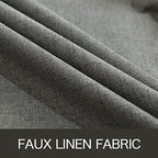 MIULEE Linen Blackout Curtains and Drapes 100% Room Darken Thermal Insulated - Image 5