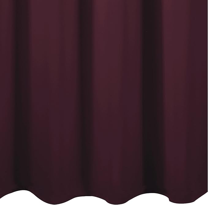 LEMOMO Burgundy Red Thermal Blackout Curtains/38 x 84 Inch/Set of 2 Panels Room - Image 9