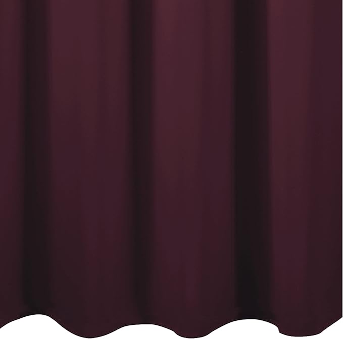 LEMOMO Burgundy Blackout Curtains 38 x 54 Inch Length/Set of 2 Curtain - Image 9