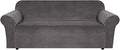 H.VERSAILTEX Stretch Velvet Sofa Covers Large Couch Covers Sofa Slipcovers by HVERSAILTEX