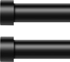 VOIIY 2 Pack Curtain Rods for Windows 48 to 84 Inch, Modern Adjustable Heavy by VOIIYCurtainRods