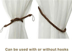 BEL AVENIR Curtain Rope Tiebacks, Drapery Rope Holdbacks - Image 5