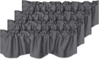 H.VERSAILTEX 4 Panels Blackout Curtain Valances by HVERSAILTEX