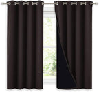 NICETOWN Truly Blackout Curtains 54 inches Length, 2 Thick Layers Completely by NICETOWN