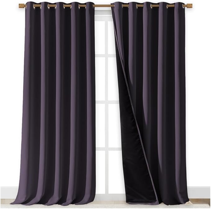 NICETOWN Full Shading Curtains for Windows, 70 inches W x 95 inches L, Super - Image 2