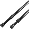 KXLife 2 Pcs Tension Curtain Rod 35 to 46 Inches, 5/8" Diameter Spring Curtain by KXLife