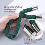 NICEEC 2 Pack Strong Magnetic Curtain Tiebacks Modern Simple Style Drape Tie - Image 3