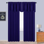 NICETOWN 2 Panels Window Valances Farmhouse Design Window Treatment Thermal - Image 4