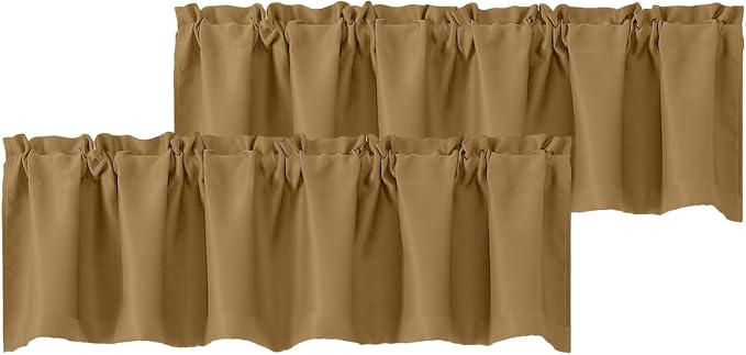 Chyhomenyc Gold Blackout Valances by Chyhomenyc