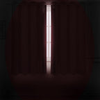 LEMOMO Burgundy Red Blackout Curtains 52 x 63 Inch Length/Set of 2 Curtain - Image 3
