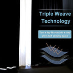 RYB HOME Short Blackout Curtains - Image 3