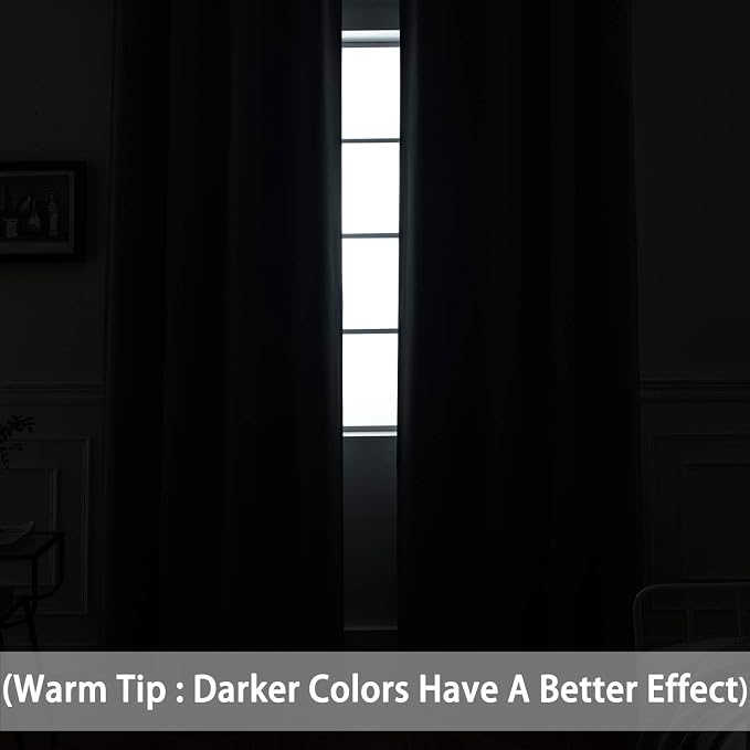 Yakamok 72 Inch Long Blackout Curtains - Image 2