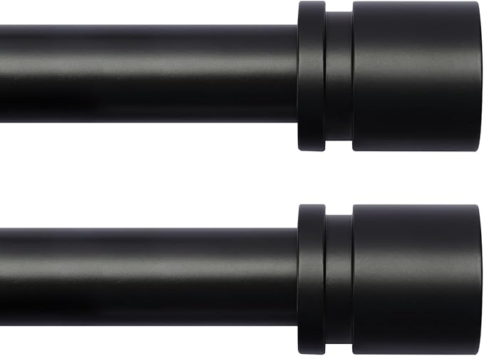Byondeth Curtain Rods for Windows 16 to 88 Inches 2 Pack Adjustable Length 1 by Byondeth
