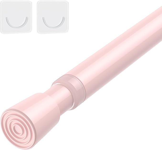 AIZESI Spring Tension Rods Adjustable Tension Curtain Rod Small Tension Rod No by AIZESITENSIONROD