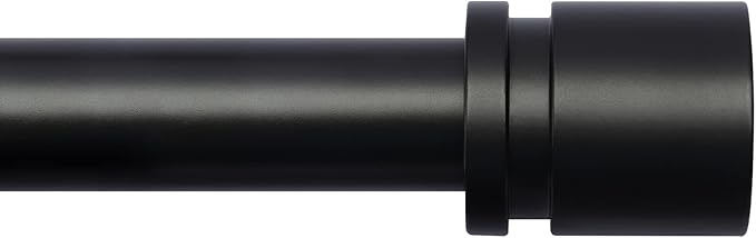 Byondeth Curtain Rods for Windows 16 to 88 Inches Adjustable Length 1 Inch by Byondeth