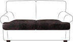 Leather Look Couch Cushion Covers Sofa Seat Slipcovers Sets Couches Furniture by ANARACHON