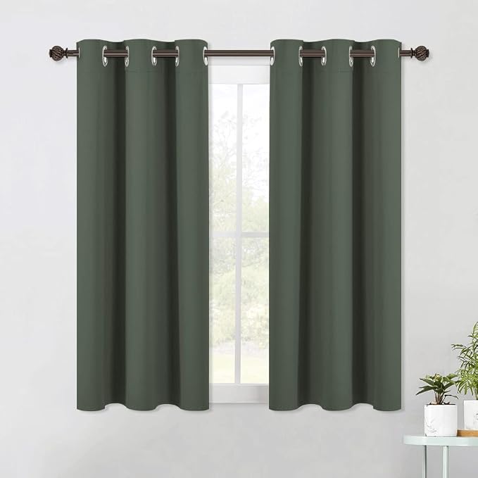 NICETOWN Shack Blackout Curtains 54 inches Long, Thermal Insulated and Privacy by NICETOWN