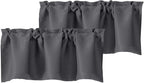 Chyhomenyc Charcoal Grey Valances by Chyhomenyc