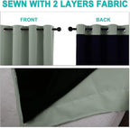 NICETOWN 100% Blackout Blinds, Laundry Room Decor Window Treatment Curtains - Image 5