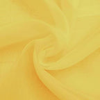 SpaceDresser Basic Rod Pocket Sheer Voile Window Curtain Panels Yellow 1 Pair 2 - Image 4