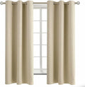 BGment Beige Room Darkening Curtains 63 Inches Long 2 Panels Set, Sunlight by BGment