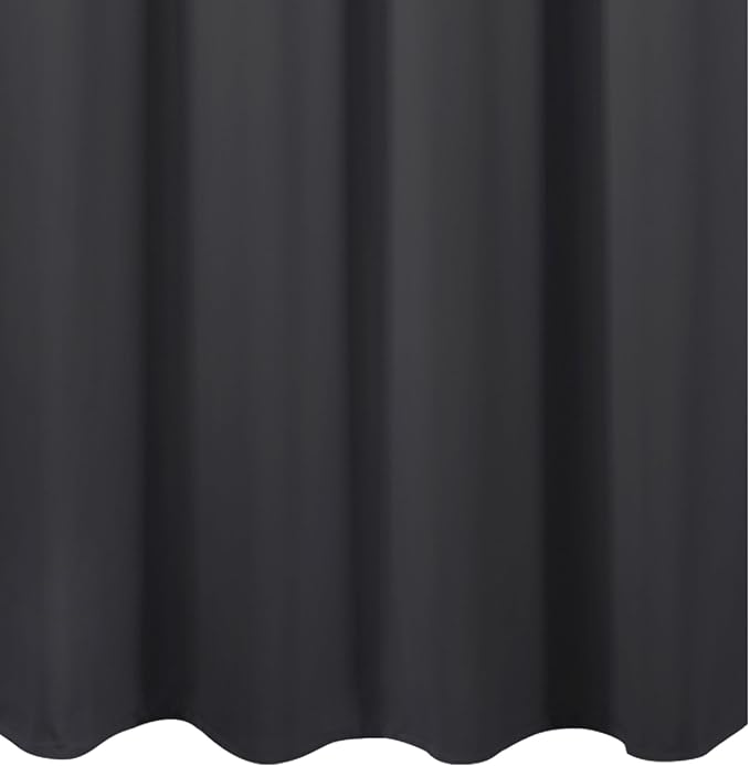 LEMOMO Dark Grey Thermal Blackout Curtains/52 x 45 Inch/Set of 2 Panels Room - Image 8