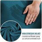 H.VERSAILTEX Velvet 4 Piece High Stretch Sofa Slipcover Cover Furniture - Image 5