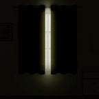 LEMOMO Oilve Green Blackout Curtains 38 x 54 Inch Length/Set of 2 Curtain - Image 3
