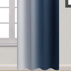 Yakamok Room Darkening Ombre Curtains 90 Inch Length, Light Blocking Grommet - Image 4