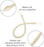 BEL AVENIR Curtain Rope Tiebacks, Drapery Rope Holdbacks - Image 2
