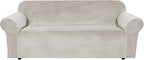 H.VERSAILTEX Stretch Velvet Sofa Covers by HVERSAILTEX