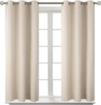 BGment Champagne Short Room Darkening Curtains by BGment