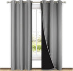 NICETOWN Blackout Curtains 80 inches Long, Full Light Blocking Drapes by NICETOWN