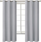 BGment Room Darkening Curtains 63 Inches Long by BGment
