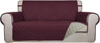 PureFit Reversible Quilted Sofa Cover, Water Resistant Slipcover Furniture by PureFit