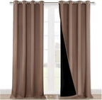 NICETOWN Full Shading Curtains 90 inches Long 2 Panels Set by NICETOWN